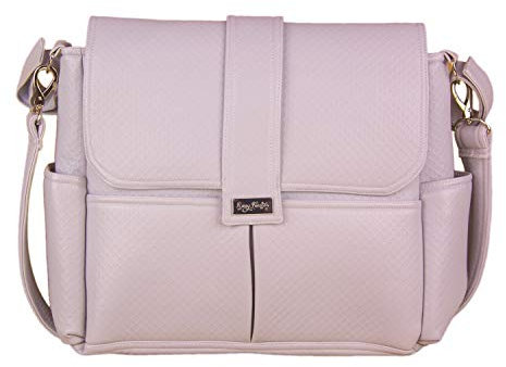 Bolsa de Canastilla Rosy Fuentes - Bolso Cambiador - Gran Capacidad - Elegante y Práctica - Materiales de Máxima Calidad -Rosa Palo