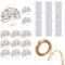 DHWEKU 12pz Sacchetti Iuta Bomboniere Confetti 12x9cm & 12 Ciondolo Albero della Vita Sacchetti Bustine IutaNastro Raso Sachetti Iuta per Confetti Bomboniere Comunione Battesimo Nascita Matrimonio