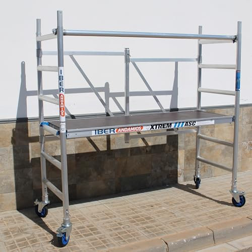 IBERANDAMIOS Andamio plegable XTREM 75x190x3 mts + barandilla