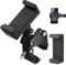LFCFBH Mic Stand Phone Holder, 180° Rotation Mic Stand Tablet Holder for Live Broadcast Recording Riding