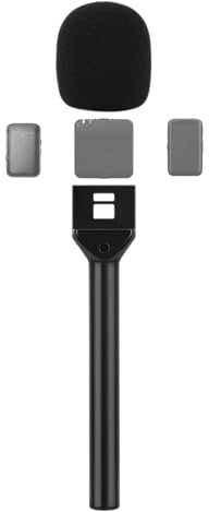 CaTeFo StarRig Pro Support de microphone sans fil pour DJI Mic/Mic Mini et Rode – Trépied à vis de 6,35 mm, support d'entretien compact pour Vlogging YouTube, podcast, enregistrement en studio