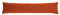 OHS Under Door Draught Excluder Matt Velvet, Soft Decorative Door Draft Excluder Cushion Effective Cold Air Stopper Energy Saving Indoor Excluder, Orange Rust 90 x 20cm