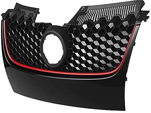 Rejilla de ventilación para Go&lf Jet&ta GTI MK5 V 2006 2007 2008 2009 Rejillas centrales de coche Fr&on&t negro brillante (A)