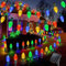 Homeleo 20 LED Solar weihnachtsbeleuchtung außen, 2-IN-1 C9 Solarlampen Pathway lichterkette außen für weihnachtsdeko, Wetterfest Christmas Lights für Rasen Zaun Veranda Garten Balkon Fenster Deko