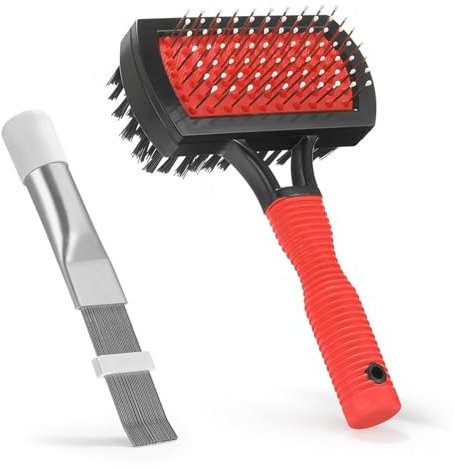 Air Conditioner Cleaner - AC Coil Cleaner Brush | Double-Sided Condenser Coil Cleaner Brush And Fin Comb |ac Coil Cleaning Brush AC Fin Cleaner Kit | Radiator Repair Clean Tool For AC Cleaner