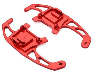 Paletta Volante Prolunga Per Golf 7 7.5 Per GTI Per GTD Per Polo Per Jetta Adesivo Per Leva Cambio Estensibile Per Volante Auto volante Estensione cambio(Red)