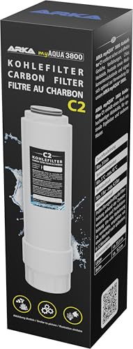 Kohlefilter myAqua 3800 C2 - Nachfilter Ersatzfilter Kokos Osmoseanlage | Aktivkohle Granulat, entfernt Schadstoffe, Medikamentenrückstände, Umkehrosmose, Osmosewasser, Süßwasser, Meerwasser