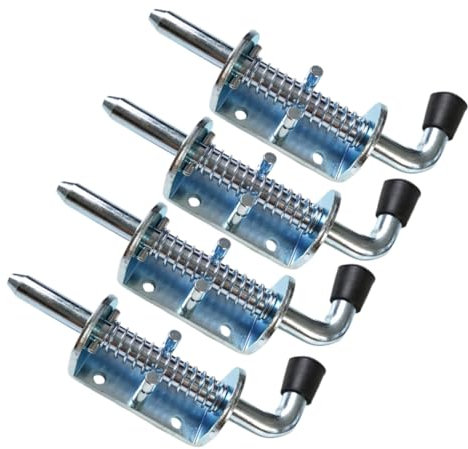 ARTIBETTER Serrure Coulissante De Sécurité - 4 Pênes De Verrouillage À Boucle En Fer Pour Porte Et Fenêtre Et