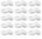Lot de 30 protections de pieds de chaise en fer forgé pour terrasse Blanc