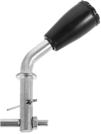 ANDRESLAD Fireproof Wood-Burning Stove Handle Grip Heat-Resistant Furnace Door Pull Knob for Safe Fireplace and Range Door Use Anti-Scald Replacement Accessory