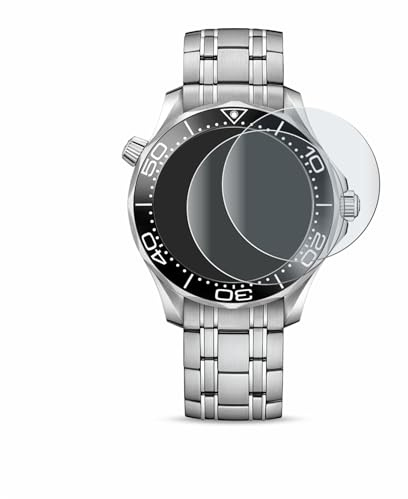 brotect Protection Film compatible with Omega Seamaster Diver 300M | (42 mm) 2 Pack Matte Screen Protection Made in Germany 3D Curved Full-Cover Anti-Glare Anti-Fingerprint Case-Friendly