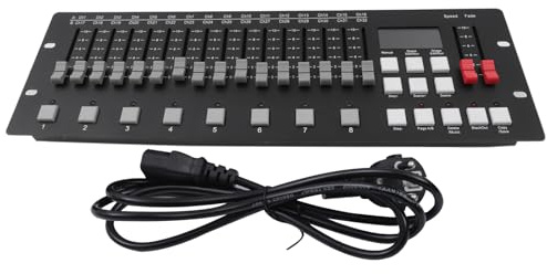 DMX Controller 256 canali DMX 512 Console DJ Controller Mixer Light Mixer DMX, DMX Light Party per spettacoli di luce, discoteca