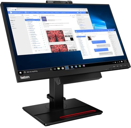 Lenovo PC Desktop All In One Thinkcentre (Ricondizionato) | Schermo TIO 22 Gen4 FHD WebCam, Mini PC Processore Core i5-6400T, Memoria Ram 16GB, Disco SSD 512GB, Win 11 PRO