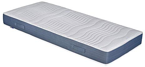 Malie Oasi Premio Federkernmatratze, Polyester, Weiß Gemustert, 90 x 200 x 24 cm