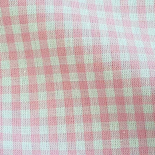 Stoff Meterware Vichykaro Vichy rosa weiß Karo kariert Baumwollstoff Baumwolle 4 mm Schultüte