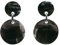 Feliss Damen Boho Ohrringe Ohrstecker hängend afrikanischer Schmuck aus 100% Horn. Große Ohrhänger in schwarz, kleines Geschenk. Hippie earrings aesthetic