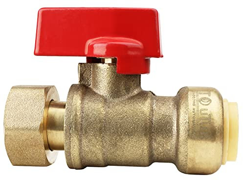 TOUTUUBA Ventil, 15 x 21 cm, Durchmesser 16 mm, mit beweglicher Mutter