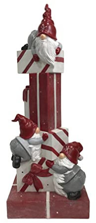 Tarrington House Elfen auf Geschenken, polyresin, 94.5 x 37 x 28.5 cm