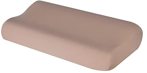 Theonoi Kissenbezug Kissenhülle für Nackenkissen Nackenstützkissen Gesundheitskissen aus Baumwolle für Größen von 35x60 bis 45x75 cm (Taupe 108)