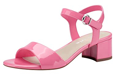 Tamaris Damen 1-1-28249-20 Sandale, Rosegold Croco, 39 EU