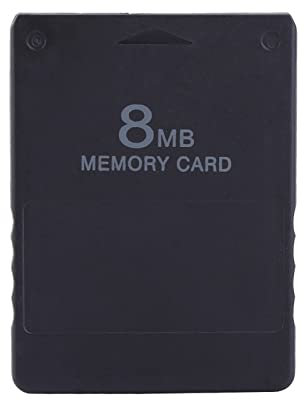 Carte Mémoire 8M-256M, Carte Mémoire Haute Vitesse Compatible avec les Accessoires de Jeux PS2 Carte Mémoire de Jeu Haute Vitesse(8M)