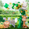 Dschungel Geburtstag Dekoration 1 jahr,Safari Geburtstagsdeko Ballons,Grüne Waldtiere Luftballon Tiere Deko 1. Geburtstag Junge Mädchen,Wild One Geburtstag Deko Party