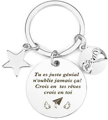 Cadeau Porte-Clé,Meilleure Amie Cadeau,Cadeau Porte-Clé Soeur,Cadeau Départ Collègue,Cadeau Fille Fils