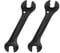 Shallho 2 Pcs Fahrrad Nabe Kegel Schraubenschlüssel Rad Naben Pedal Freie Nabenschlüssel Kassette Fahrrad Entfernung Reparatur Werkzeug 13 14 15 16mm Schwarz