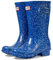 Hunter Stivali da pioggia originali con glitter giganti unisex, Blu Cruise, 2 Little Kid