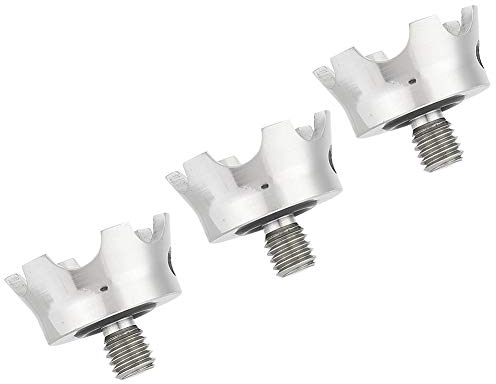 3 Stück Edelstahl 3/8 Zoll Füße Stativ Einbeinstativ rutschfeste Universal 3/8 Zoll Gewinde Stativ Spike für Man für 44993 Füße, Stativ Einbeinstativ, rutschfeste Universal