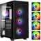 BitFenix Flow Mid Tower PC-Gehäuse (schwarz) ARGB
