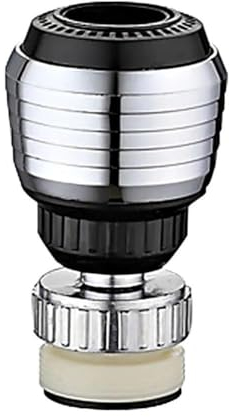 PLGEBR 360 drehbarer Wasserhahn-Düsenfilter-Adapter für Küche, wassersparender Wasserhahn, Diffusor, Wasserhahn Spritzfilter-Aufsatz, Belüfter,