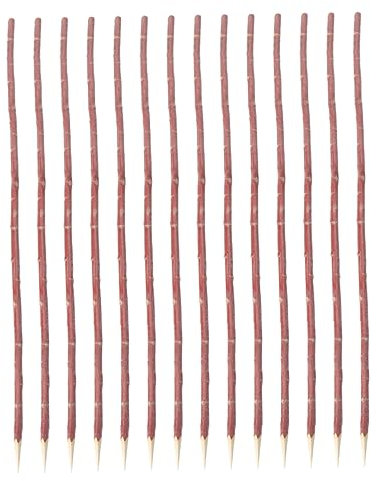 SUPVOX 100piezas Tenedores para Barbacoa Herramientas para Cocinar Al Aire Tenedores De Madera para Carne Rojos