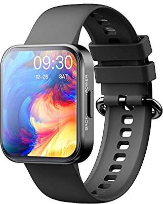 Smartwatch Uomo Donna, 1.71'' HD Orologio Fitness, 20+ Sportive Activity Fitness Tracker,Contacalorie/Passi/Distanza , IP68 Impermeabile/Sonno/SpO2/Cardiofrequenzimetro/Messaggi per Android iOS