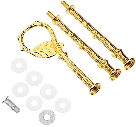 Mikinona Leaf Design Cake Stand Holder 1 Set Cake Tier Hardware Cake Stand Fittings for Tiered Cakes