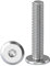 Drenky Vis à Tête Plate à Six Pans Creux Lot De 10 Vis à Tête Cylindrique Hexagonale à Bride M8 X 40 mm Boulons à Tête Plate Hexagonale en Acier Inoxydable A2 V2A Vis à Métaux, Filetage Complet