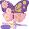 WERNNSAI Schmetterlings Piñata – Geburtstags Pinata Mädchen Kinder Schmetterling Piñata mit Quaste Kordelzug Augenmaske Stock 42 cm x 31 cm Kindergeburtstag Partydekorationen Partyspiele Zubehör