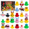 Badeente Adventskalender 2024, Ente Adventskalender 2024, Adventskalender 2024 Kinder, Gummiente Adventskalender, Ente Adventskalender mit 24 Gummienten für Jungen und Mädchen