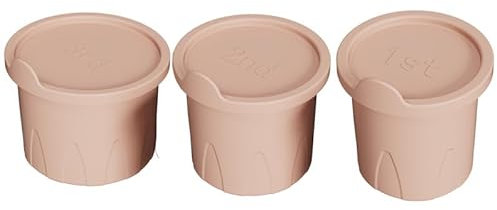 Ice Cube Tray for Stanley Cup 40oz 30oz 20oz, Silicone Ice Cube Moulds with Lid, 3 Hollow Cylinder Ice Cube Mold Easy Fill and Release Ice Mold for Chilling Cocktail Cold Whiskey Drink Coffee (Pink)