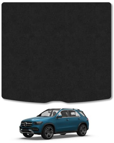 Mercedes GLE (2019+) Carpet Boot Mat | Black Edge Trim Tailored Fit Boot Liner Full Coverage Protection Accessories Easy Clean Anti Slip Made in the UK