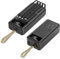 Power Bank, 50000Mah, Batteria Esterna a Ricarica Rapida da 1 A con Display a LED e 4 Cavi, 7 Uscite e 4 Ingressi Caricabatterie Portatile, Nero, 80000mAh