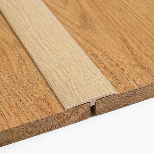 Barre de Seuil Adhesive, Seuil de Porte en PVC 5 cm x 300cm, Bande de transition autocollante en vinyle, Baguettes de Seuil pour Joints de Sol, pour Planchers en Bois et Carrelages, Grain d'érable