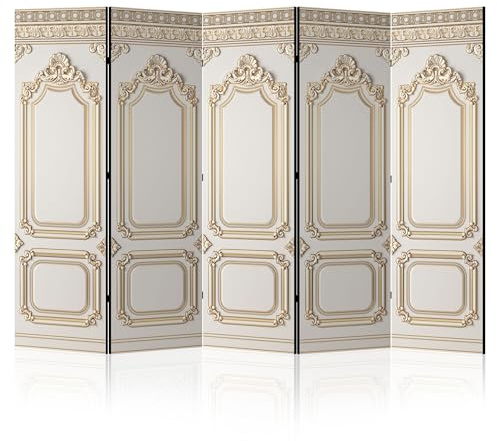 LUMASOUL Paravent doppelseitiger - Paravent Raumteiler Innen - Motiv Glamourös - 225x172 cm