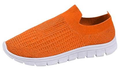 Generisch Zapatos ortopédicos para exteriores, zapatillas de senderismo para diseño de malla, zapatillas planas, con ajuste ancho, transpirables y ligeras, adecuadas para llevar descalzo, de pie largo
