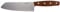 Fiskars Santoku-Messer, Gesamtlänge: 28 cm, Qualitätsstahl/Holz, Braun, Norr, 1016474