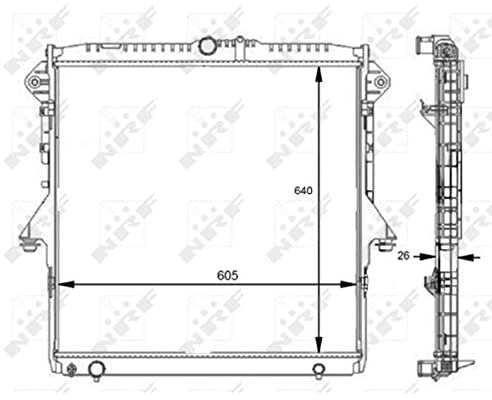 NRF 59074 Kühlmittel des Motor