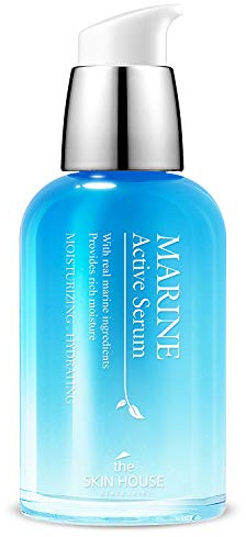 THE SKIN HOUSE Marine Active Serum (50ml, 1.69 fl.oz.) | intensive Feuchtigkeit | Hyaluronsäure | Sofortige Feuchtigkeit | für trockene und dehydrierte Haut