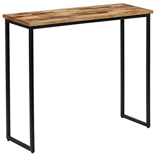 Festnight Konsolentisch | Holz Konsole Ablagetisch | Retro Flurtisch | Recyceltes Massivholz Teak 90 x 30 x 76 cm