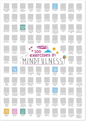 #winning 100 Exercises in Mindfulness Challenge A2 Scratch Poster