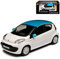Cararama Citroen C1 5 Türer Weiss mit Blauem Dach 1. Generation 2005-2013 1/43 Modell Auto mit individiuellem Wunschkennzeichen